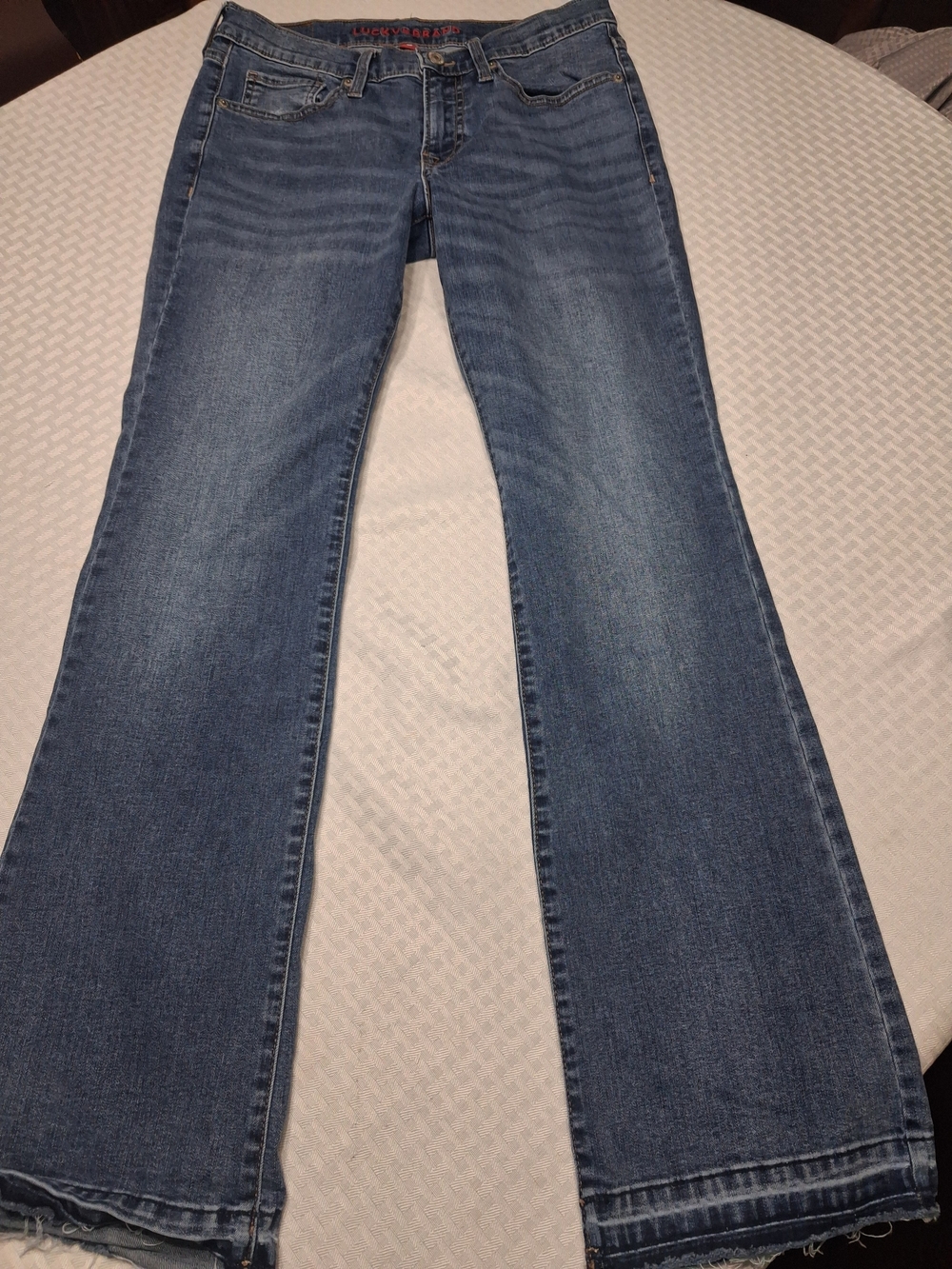 Lucky Brand Medium Blue Wide Leg Jeans